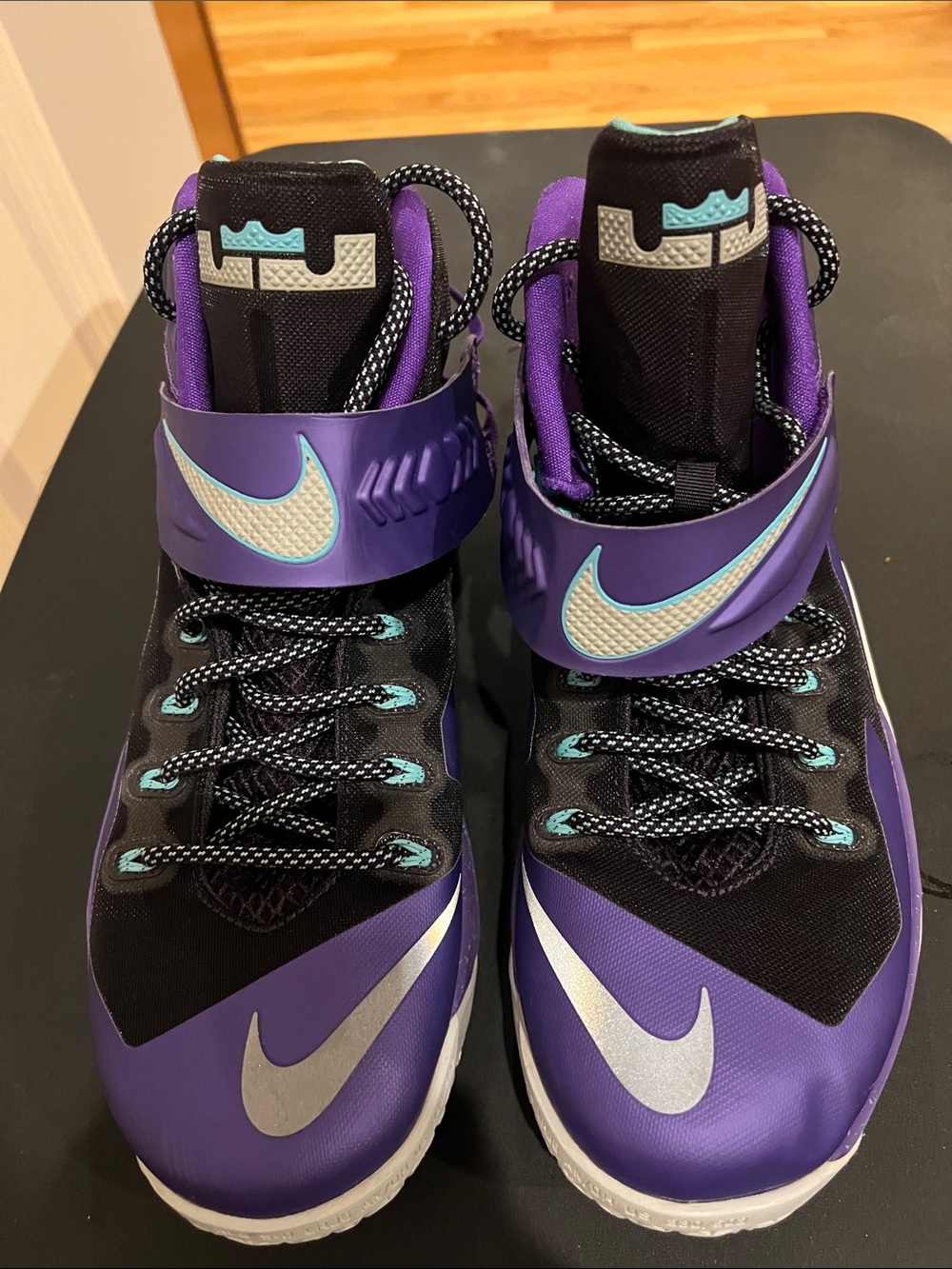 Men's Athletic Sneakers - Purple & Black Performance Shoe - Picture 2 of 5